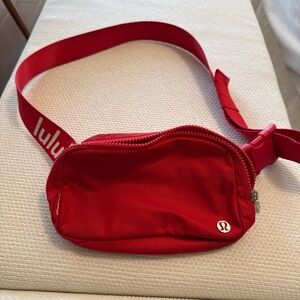 lululemon athletica Red belt bag